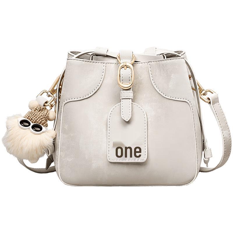 Viney Women s Leather Crossbody Bucket Bag