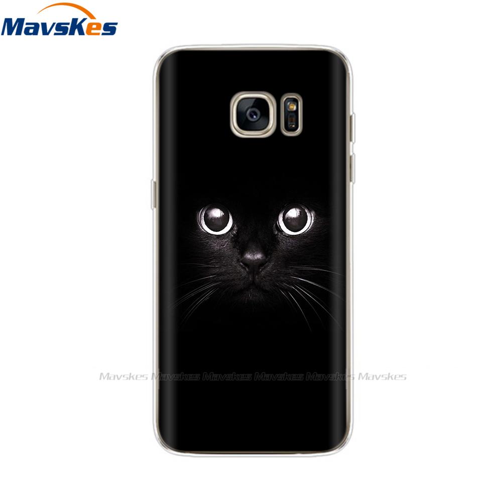 Custodia in Silicone Cartone Animato Per Samsung Galaxy S7 Custodie Cover Fiore Morbido TPU Custodia per Telefono Per Samsung S7 edge G930F G930FD G930W8 Funda