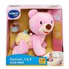 Vtech baby - ourson, 1,2,3 suis-moi - rose
