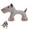 Dog Plush Chew Toy Squeaky Stuffed Animal Dog Toy Cute Animal Shape Puppy Teething Toy for Indoor Dogs Chewing Tugging And Cuddling