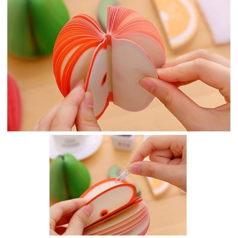 1 Pcs /140 Pages Sale Fruit Shaped Scrapbooking Notepad Memo Stationary Notes Cute Pad Scratchpad Papers