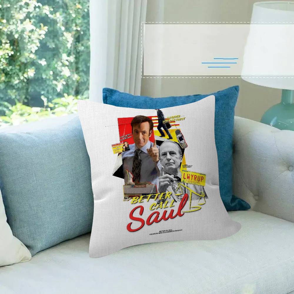 Classic Better Call Saul Pillow Cushion Cover Pillowcase Living Room Sofa Home Decor Customized