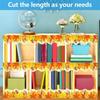 10m Bulletin Board Borders Autumn Classroom Blackboards Maple Leaf Border Trim Decoration for Poster Boards Decoration