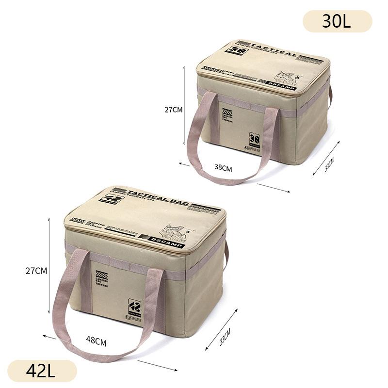 Outdoor Storage Bag Large Capacity Folding Storage Box Picnic Camping Equipment Storage Box Portable Waterproof