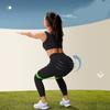 Women's High Waist Yoga Pants with Tummy Control, Push Up Effect, Hidden Waist Pocket, for Fitness, Yoga, Running, Black, Size S