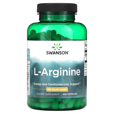 L-Arginine, 500Mg, 200 Capsules