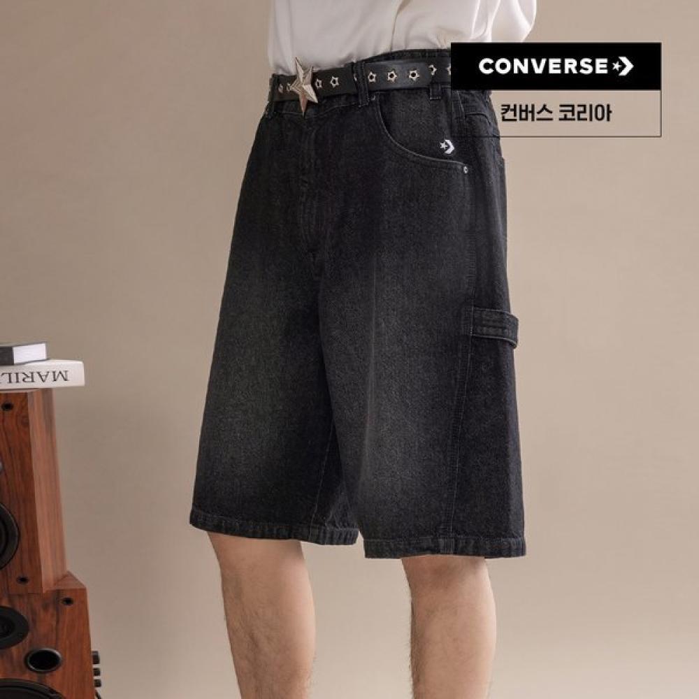 Converse Cargo Shorts Black Mck085 Dg0
