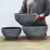 Plant Pot with Drainage, Resin Planter for Indoor Outdoor Plants, Medium Flower Pots for Patio, Balcony Garden Decor
