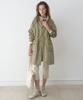 POSZER Stand Collar Fishtail Jacket (Khaki Beige)