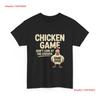 Impressley Chicken Game T Shirt Funny Over Lover Vintage Versatile Slightly Designer Clothes Soft
