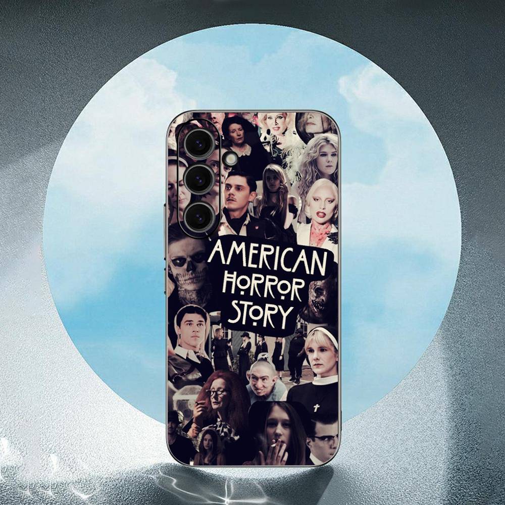 American Horror Story TV Luxus Schwarzes Handyhülle Für Samsung Galaxy S23 S24 S25 Ultra S22 Plus S21