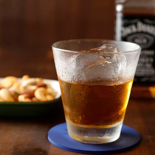 Aion Coaster, Absorbent Sponge, Square, Navy Blue, 9x9cm, Non-Stick, Non-Slip, Shatter-Resistant, Chip-Resistant, Washable, 753-NB