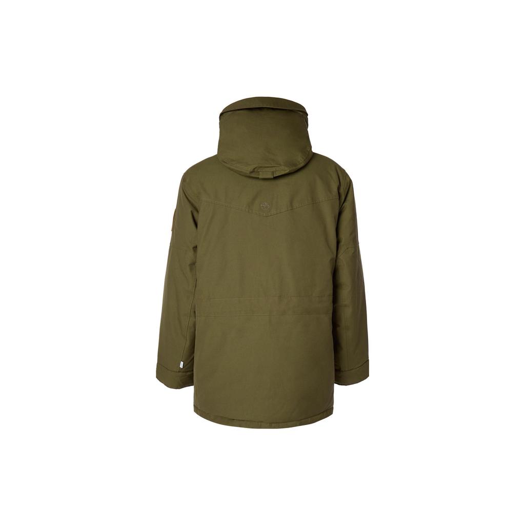 Timberland Jachetă de puf cu mânecă lungă cu glugă, de culoare uni, îmbrăcăminte exterioară pentru bărbați, verde A6959-302