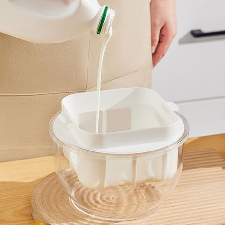 Praktisches Küchenfreundliches Joghurt-Sieb-Zubehör zur Herstellung von cremigem Joghurt und Käse Täglicher Gebrauch Küchenaufbewahrung