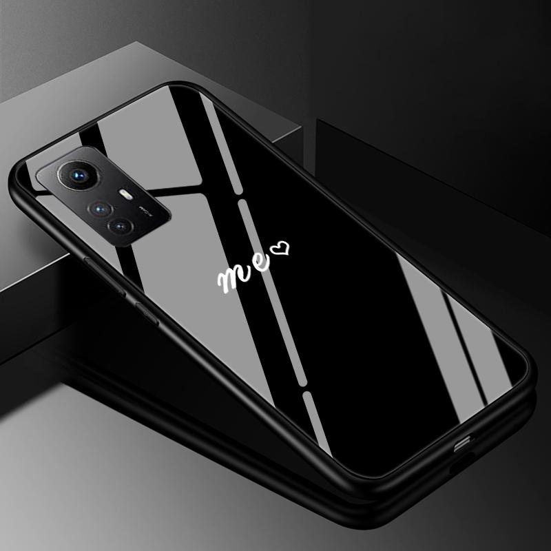 

Загартоване Скло Чохол для Xiaomi 12T 13T Pro Кришка Жорсткий Чохол для Xiaomi Mi 11 10 T Pro 10t 12 12x 12t 13 Lite 5G Чохол ТПУ Бампер For Mi 11 Lite