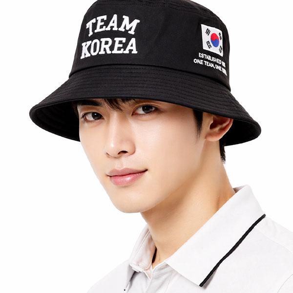 AVAVE Team Korea Taegeukgi National Team Golf Cap Bucket Hat Black
