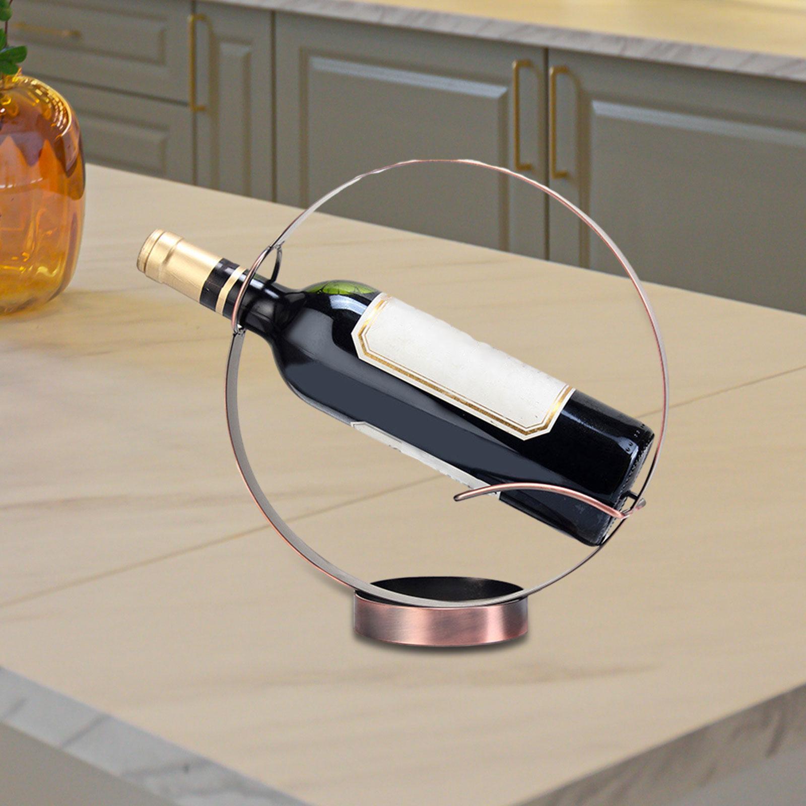 

Wines Rack Gift Decorative Countertop Cabinet Display Wines Storage Rack Display бронзовый