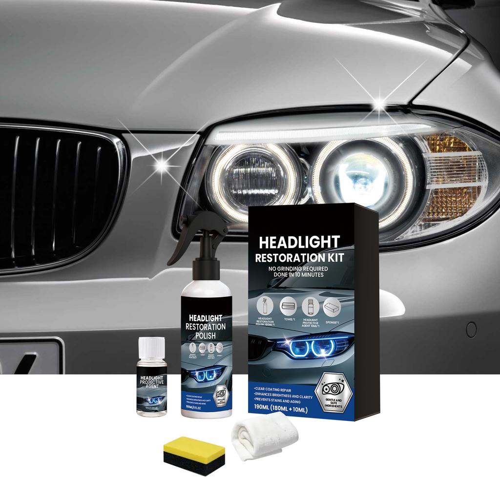 Car Headlight Restoration Spray