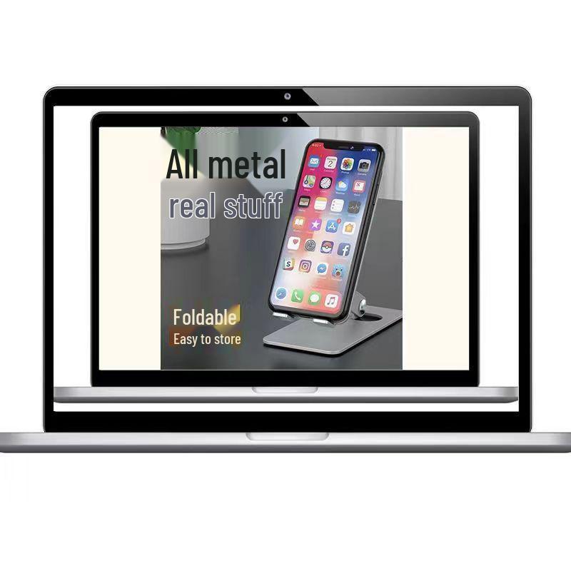 Portable Foldable Alloy Laptop & Tablet Stand with Cooling Feature