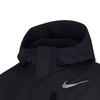 Men's Logo Print Big Pocket Sports Hooded Jacket Black CT2197-010