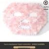 Hand-Woven Rose Quartz & Amethyst Jade Eye Mask for Facial Massage & Spa