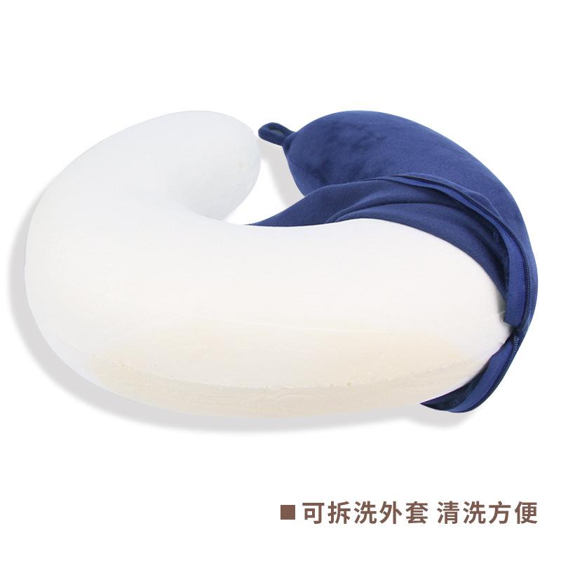 Office nap neck pillow, slow rebound neck pillow, travel portable airplane pillow