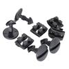 Bumper Towing Eye Hook Cover Clips Turn Lock Insert Kit Tow Bracket Cover Clip