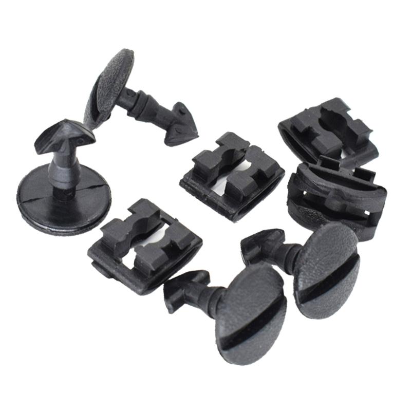 Bumper Towing Eye Hook Cover Clips Turn Lock Insert Kit Tow Bracket Cover Clip