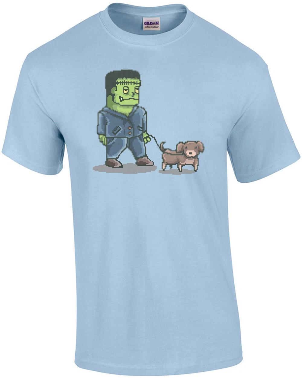 Franken Dog Cute Retro T-Shirt L
