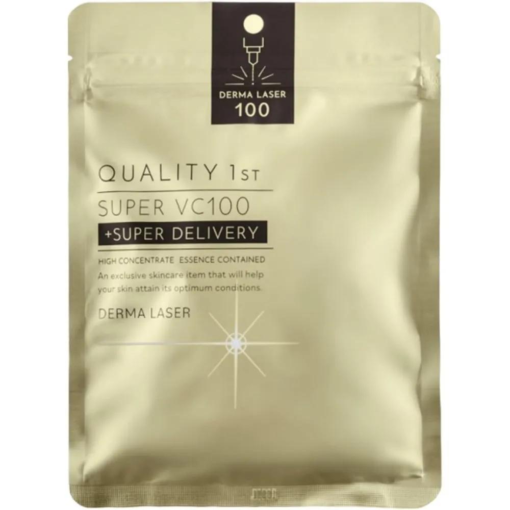 Quality 1st Derma Laser Super VC100 Gold Mask Pack (7 Sheets) Pore Care Cosmetics