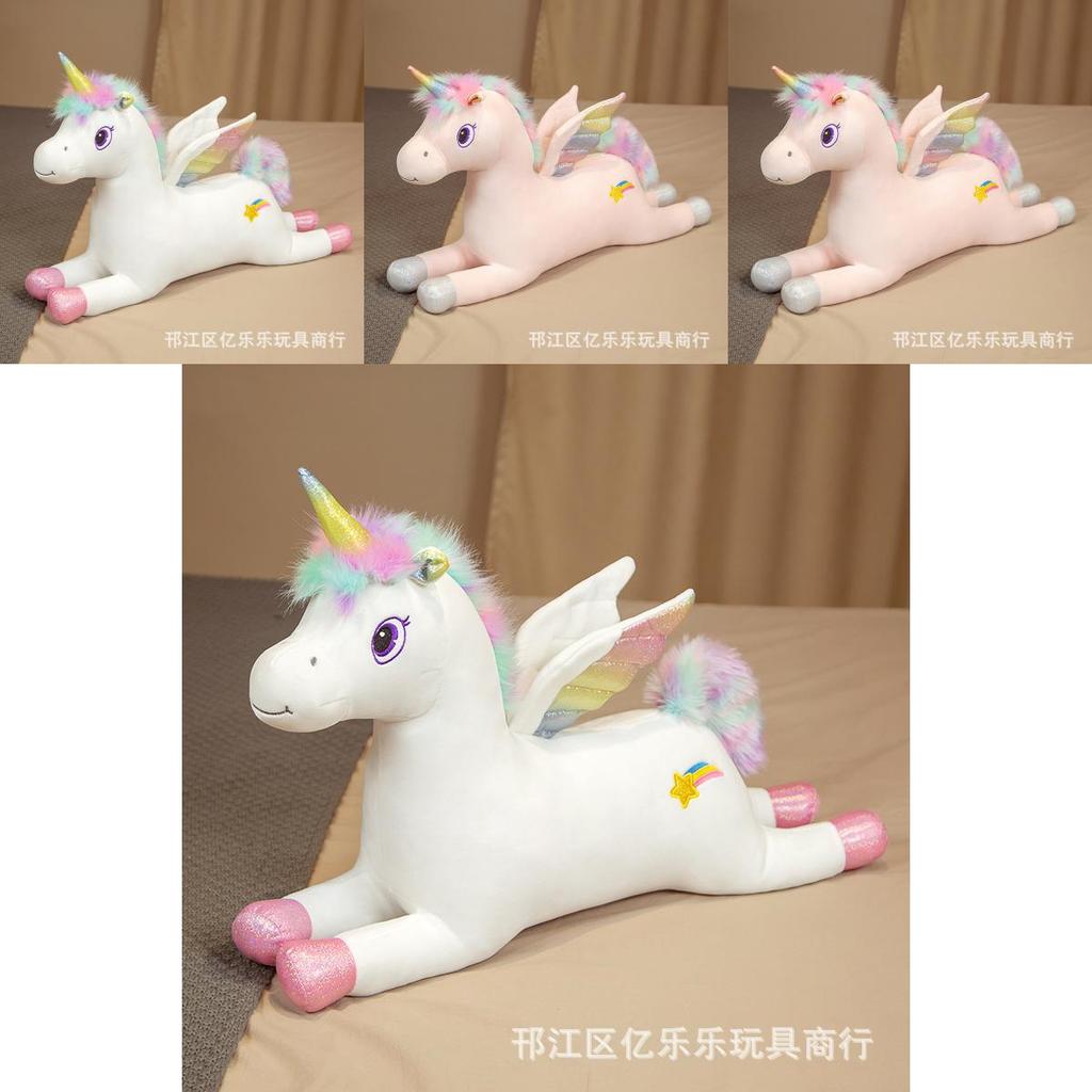 Juguete de Peluche Suave de Unicornio con Relleno Blando Para Decoración de Habitación Infantil