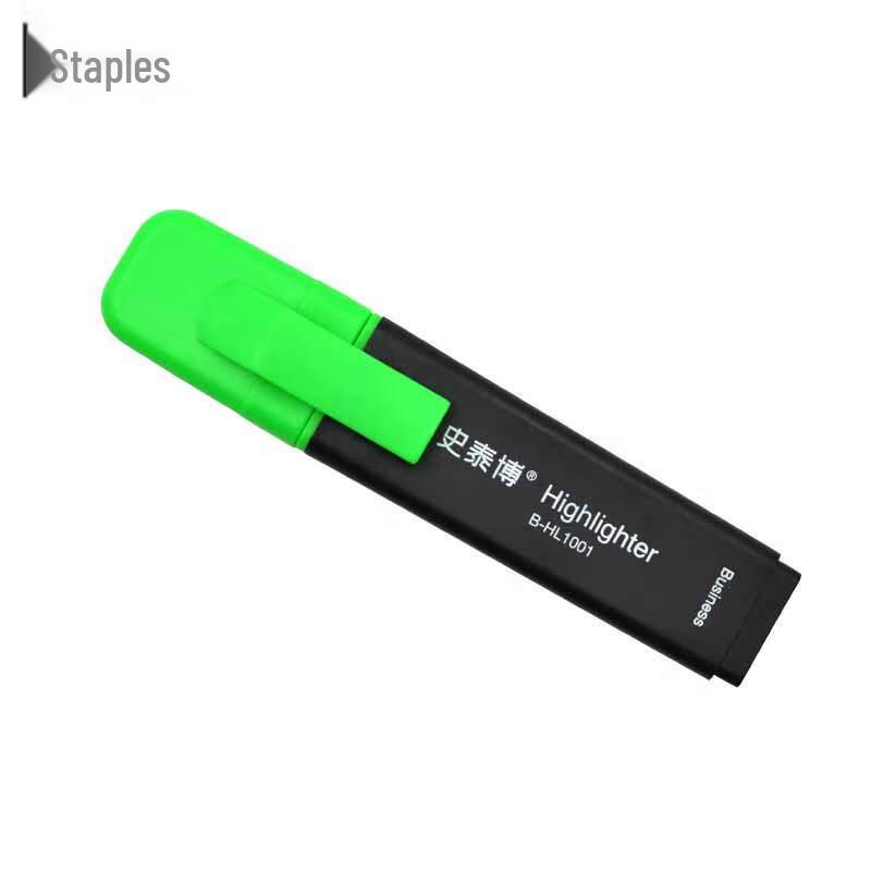 Staples B-HL1001 Highlighter флуоресцентный зеленый