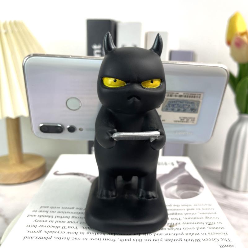 Creative Resin Anime Dragon Phone Stand - Cute Desktop Ornament Holder
