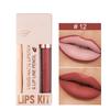 Long-Lasting Matte Lipstick Kit with Lustrous Lip Liner and Non-Stick Lip Gloss