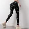 Seamless High-Waist Tie-Dyed Yoga Leggings for Women