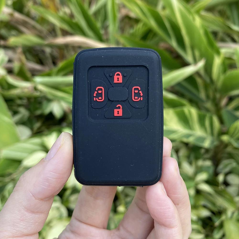 Custodia in Silicone a 4 Pulsanti per Chiave Telecomando Toyota Estima Alphard Vellfire Coprichiave Keyless Guscio Cover Portachiavi per Auto