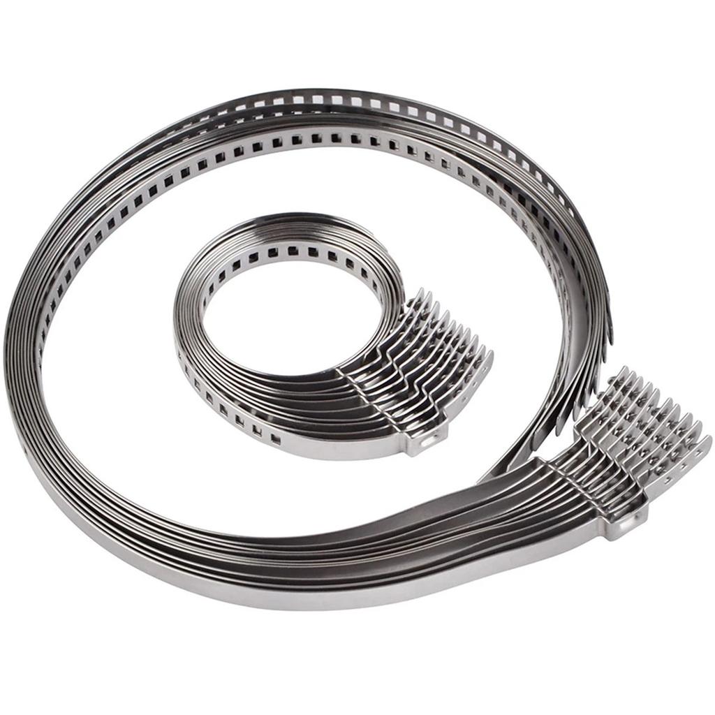 10 pcs CV joint dust cover adjustable CV dust clamp stainless steel universal CV clamp large small multi-purpose manual tool