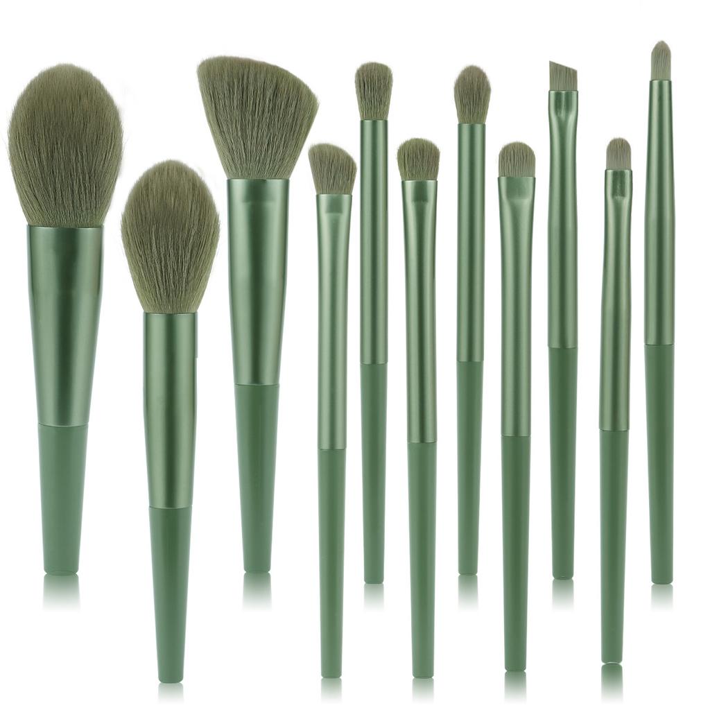 Makeup Brushes 11 Fiber Hair Makeup Brush Set, Blush Eyeshadow Brush Foundation Brush Beauty Tools