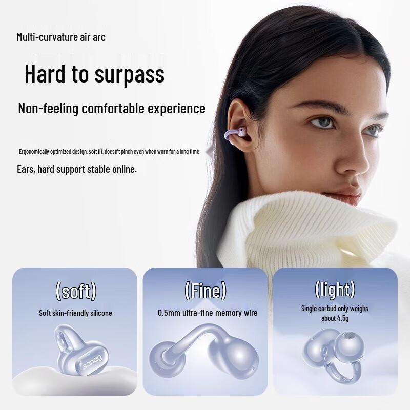 Sena S8S Open-Ear Air-Bone Conduction Bluetooth Sport Ear Clip Headphones