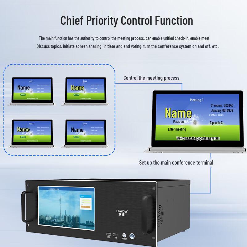 HuiDu Conference Paperless Audio-Video Server (CN version)