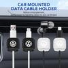 2026 Hot For VW VOLKSWAGEN Car Interior Charging Cable Storage Clip Magnetic Data Cable Sorting Storage For Volkswagen GOLF Polo