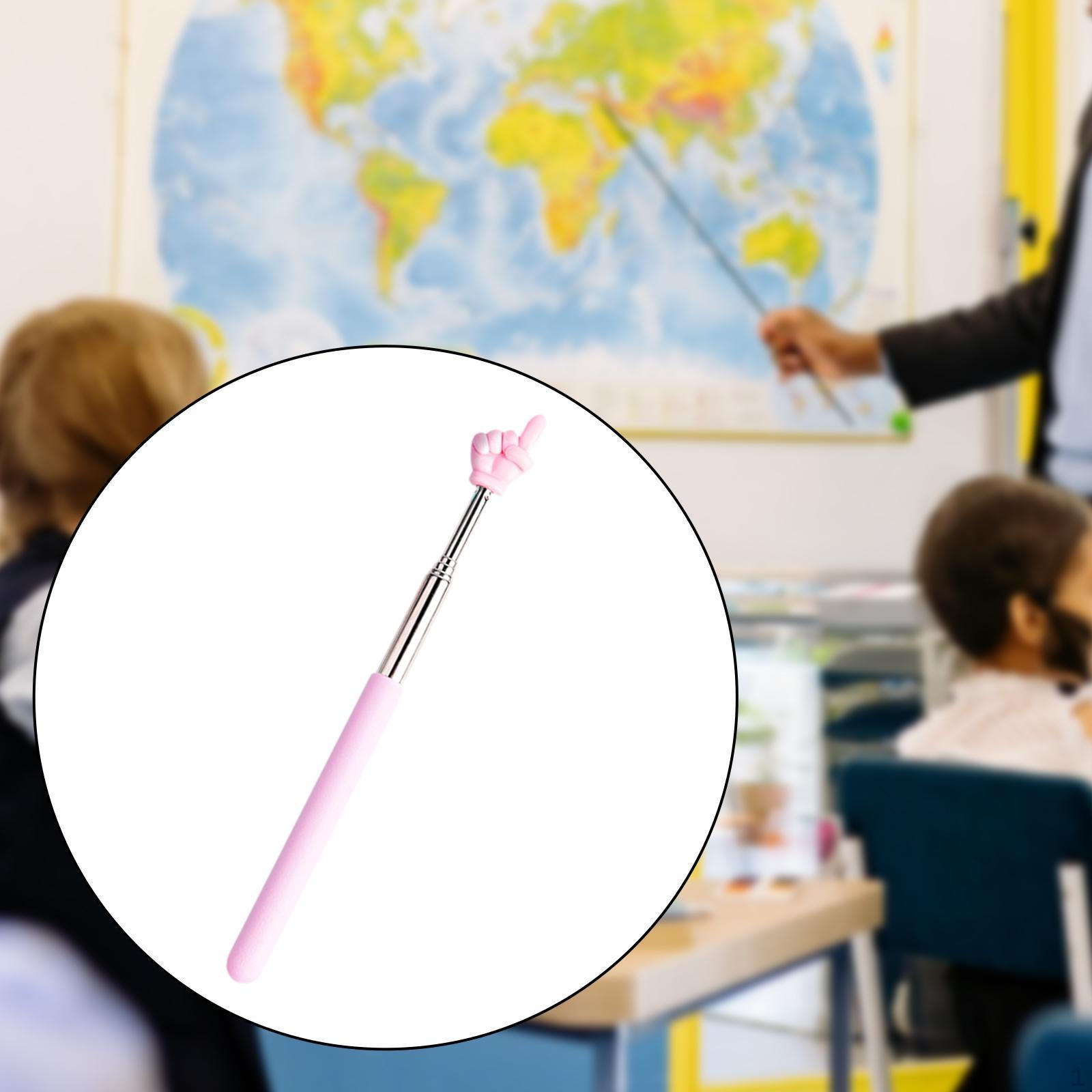 

Выдвижная указка для обучения, удобная указка для классных занятий розовый