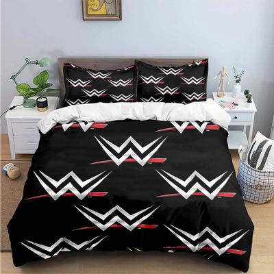 Mode 3D Wrestling Sport W-Wwe Druck Bettwäschesets Bettzubehör Set Bettbezug Bettdecke Set Bettwäscheset Luxus Geschenk