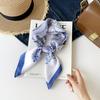 Fresh And Sweet Flower Silk Scarf Square Scarf Women'S Literary And Decorative Headscarf Square Scarf High-End Silk Scarf Thin