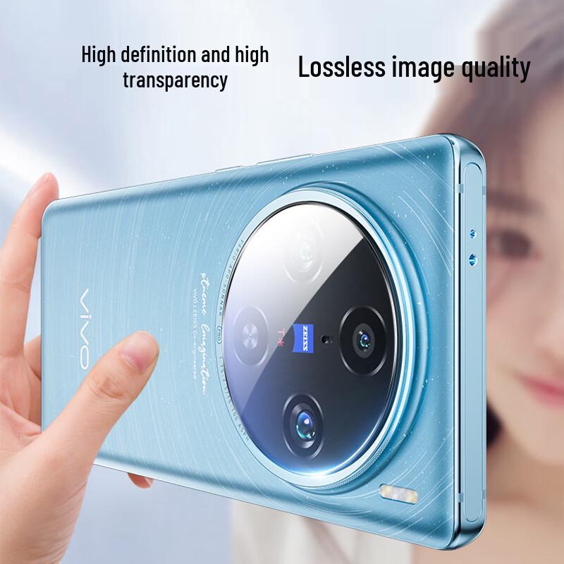 KMaxAI Gehärtetes Glas Linsenschutz für vivo Telefone