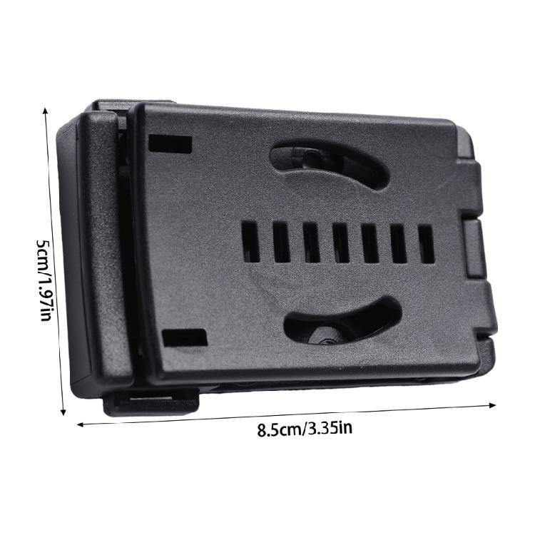 Outdoor Waist Clip Belt Clip with Lock, Camping Waist Sheath Scabbard Clamp Sheath Tool with Mounting Hardware Buckle