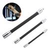 1/3ks Flexibilní prodlužovací tyč, 3/8" 1/4" 1/2" Závit Ohybný prodlužovací nástavec pro ráčnu, Spojovací tyč pro elektrický klíč do stísněných prostor