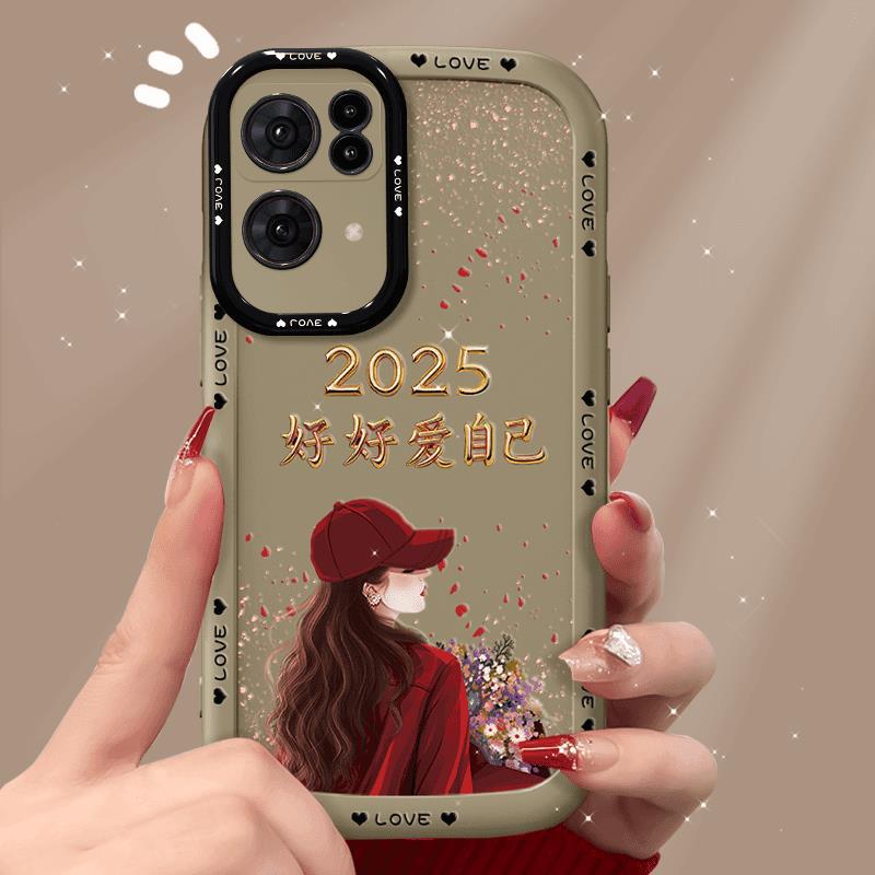 Cartoon Girl Suitable for Apple 16promax Mobile Phone Case IPhone 15 All Inclusive 14/13 Couple Puff Shell