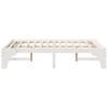 Bed Frame White 120 x 200 cm Solid Pine Wood