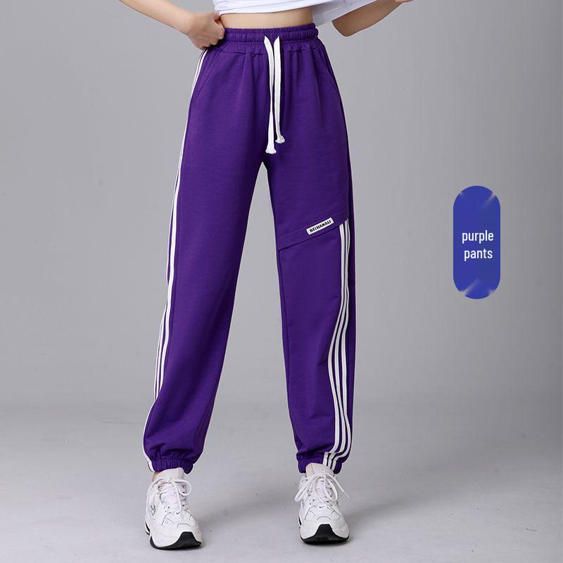 Conjunto Deportivo de Baile Cuadrado de Verano - Pantalones Casuales Fitness de Baile Shuffle Estilo Douyin